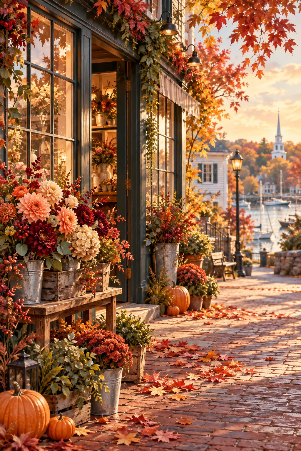 Coastal romance scene